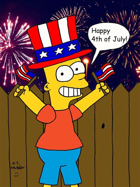 4th of july simpsons